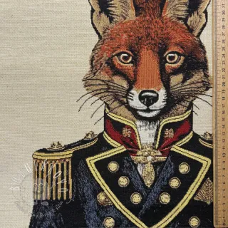Dekoračná látka GOBELIN PREMIUM Fox Admiral Statue PANEL