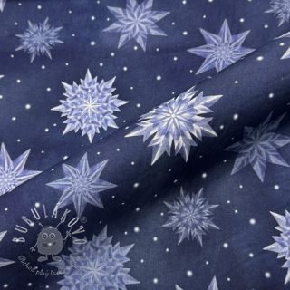Bavlnená látka Ice Star Frozen