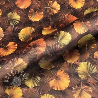 Dekoračná látka VELVET Ginko Biloba Leaf