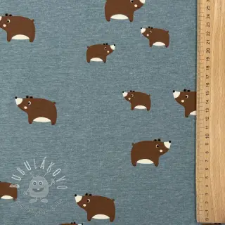Úplet Bears smoke blue melange