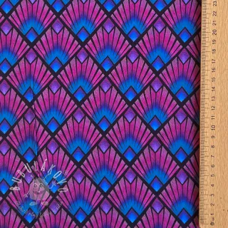 Viskóza RADIANCE Graphic navy digital print