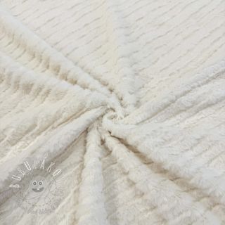 Umelá kožušina Stripes ecru