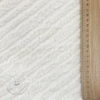 Umelá kožušina Stripes ecru