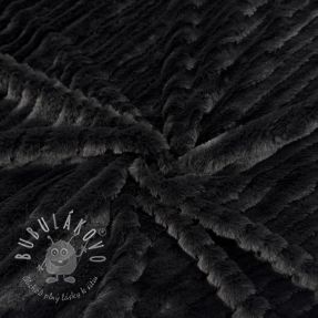 Umelá kožušina Stripes anthracite