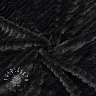 Umelá kožušina Stripes anthracite