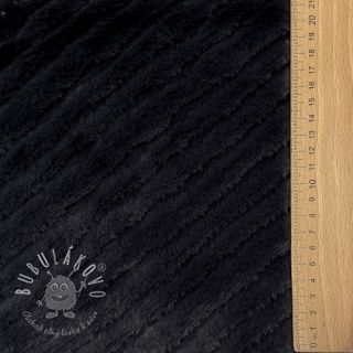 Umelá kožušina Stripes anthracite