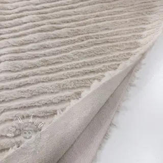 Umelá kožušina Stripes beige