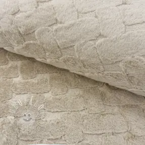 Umelá kožušina Abstract ecru