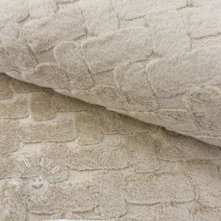 Umelá kožušina Abstract ecru