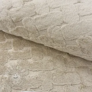 Umelá kožušina Abstract ecru