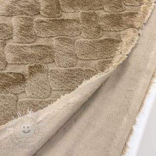Umelá kožušina Abstract sand