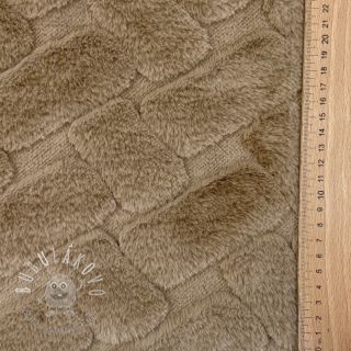 Umelá kožušina Abstract sand