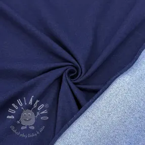 Teplákovina DENIM dark blue