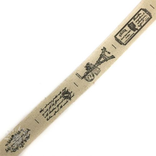 Bavlnená stuha Eiffel tower Bavlnená stuha Eiffel tower