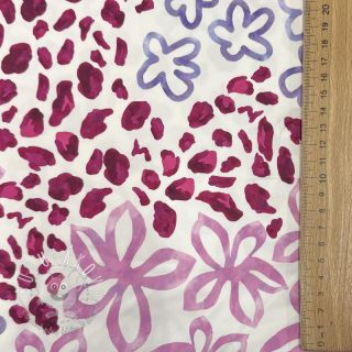 Satén ROYAL MICRO Abstarct white