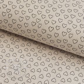 Menčester STRETCH Little love light sand