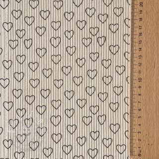 Menčester STRETCH Little love light sand