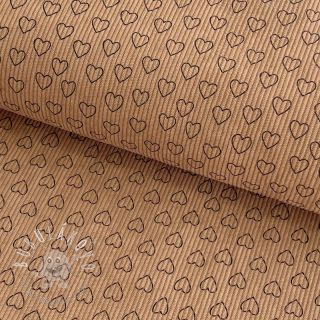 Menčester STRETCH Little love sand