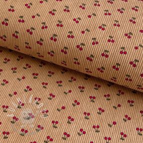 Menčester STRETCH Little cherry sand