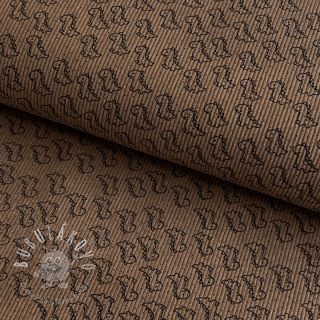 Menčester STRETCH Little dino taupe