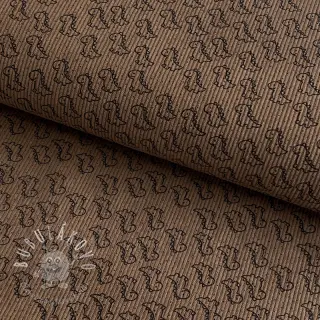 Menčester STRETCH Little dino taupe