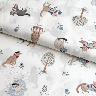 Bavlnená látka Vive la France design A digital print