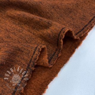 Kabátovina PRATO wool brick melange