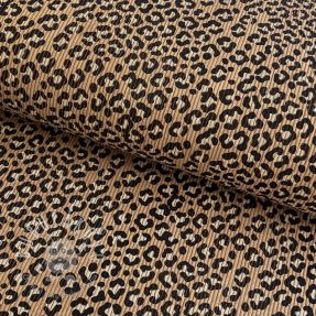 Menčester STRETCH Little Leopard sand