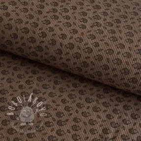 Menčester STRETCH Little hedgehog taupe