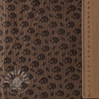 Menčester STRETCH Little hedgehog taupe