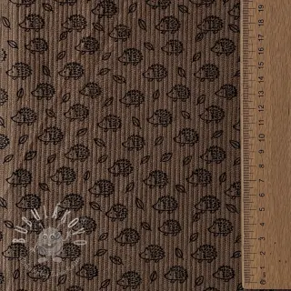 Menčester STRETCH Little hedgehog taupe
