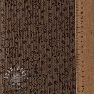 Menčester STRETCH Little deer taupe
