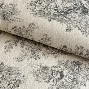 Dekoračná látka RUSTIC VINTAGE PRINT Gabrielle fusian