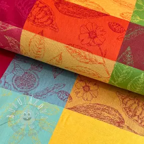 Dekoračná látka FRENCH TABLE CLOTH JACQUARD Cabosse allover summer