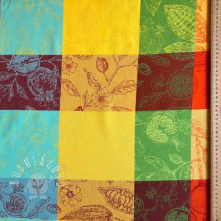 Dekoračná látka FRENCH TABLE CLOTH JACQUARD Cabosse allover summer