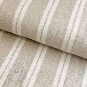 Dekoračná látka jacquard LINEN LOOK Etretat lin