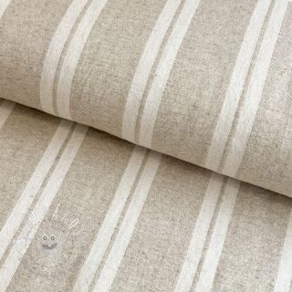 Dekoračná látka jacquard LINEN LOOK Etretat lin