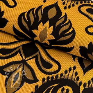 Dekoračná látka jacquard Baccara gold