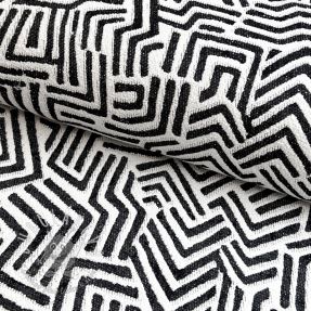 Dekoračná látka jacquard Mesopotamie allover graphite