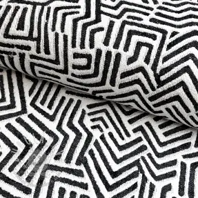 Dekoračná látka jacquard Mesopotamie allover graphite