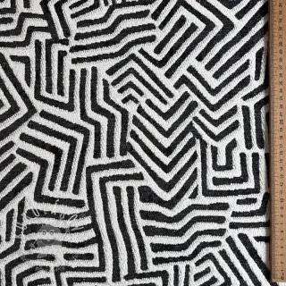 Dekoračná látka jacquard Mesopotamie allover graphite