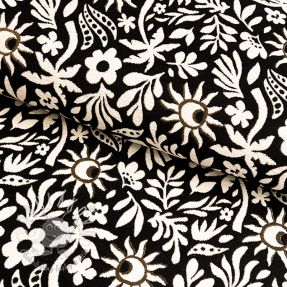 Dekoračná látka jacquard Sunlight noir