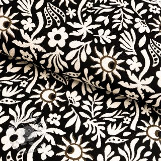 Dekoračná látka jacquard Sunlight noir