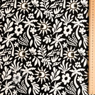 Dekoračná látka jacquard Sunlight noir