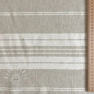 Dekoračná látka jacquard LINEN LOOK Granville lin