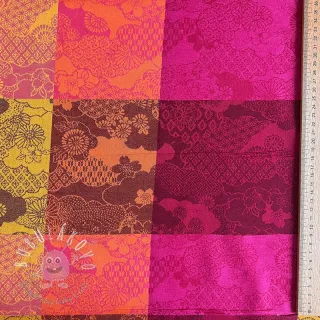 Dekoračná látka FRENCH TABLE CLOTH JACQUARD Niwa allover harissa