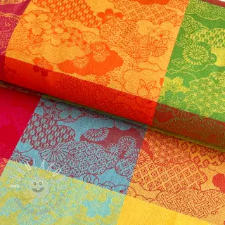 Dekoračná látka FRENCH TABLE CLOTH JACQUARD Niwa allover summer