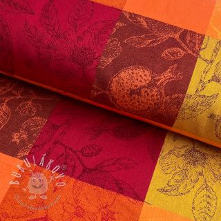 Dekoračná látka FRENCH TABLE CLOTH JACQUARD Cabosse allover harissa