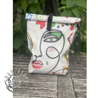 Kovová spona trojzubec 25 mm anthracite