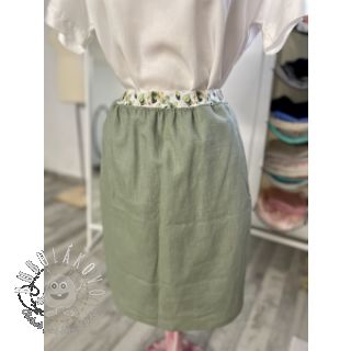 Ľan predpraný old green